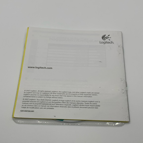 Logitech QuickCam Version 10.5.1 Disc And Manuel - Picture 3 of 3